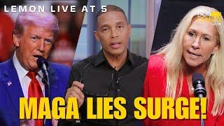 Lemon LIVE at 5  MAGA LIES SURGE  October 4th 2024 [upl. by Reiter]