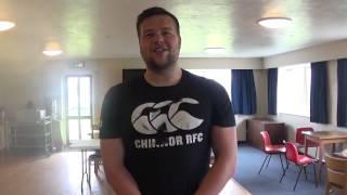 Chinnor Rugby 60 Seconds With Michael Owen [upl. by Eversole]