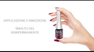 Tutorial smalto gel semipermanente Estrosa [upl. by Arbua]