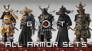 Ghost Of Tsushima All Armor Sets [upl. by Assira483]