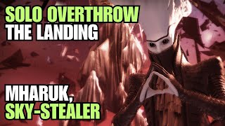 Solo Overthrow The Landing all 4 levels  Mharuk SkyStealer  Titan Destiny 2 [upl. by Elleiad248]