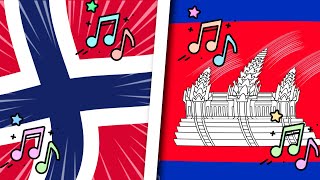 Dancing Flags  Flag Animation [upl. by Nalek]