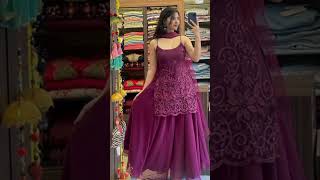 how to stylish plazo suit skirt Beautiful dress plazo skirts kurti [upl. by Regine]