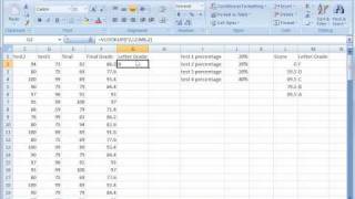 Excel 2007 Tutorial 15 Vlookup [upl. by Neliac]