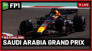 F1 Live Saudi Arabia GP Free Practice 1  Watchalong  Live Timings  Commentary [upl. by Modesta]