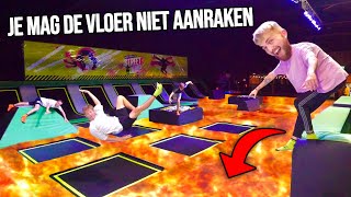 DE VLOER IS LAVA IN LEEG TRAMPOLINEPARK [upl. by Alver499]