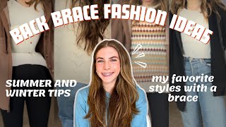 What to Wear with a Back Brace Scoliosis Fashion Ideas [upl. by Hsevahb]