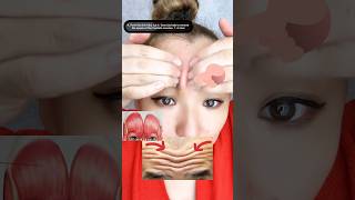 FACE YOGA TO GET RID OF FOREHEAD WRINKLES facemassage faceyoga foreheadwrinkles [upl. by Ursa]