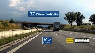 🇩🇪 A94 AS Pastetten  MünchenSteinhausen 35x [upl. by Novehs]