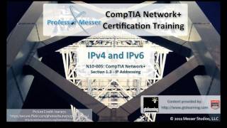 An overview of IPv4 and IPv6  CompTIA Network N10005 13 [upl. by Gabby]