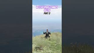 Best respray combos in GTA gta5 gta grandtheftauto gtav gtaonline gta5online gaming [upl. by Gnik935]