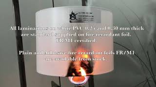 VPFAmsterdam Lampshade making Fire proof materials [upl. by Atsirc]