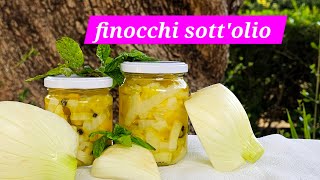 Finocchi sottolio Rosariarinaldispeedychef [upl. by Attenal]