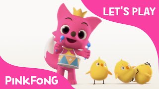 Play a Drum With Me  Lets Play With PINKFONG  PINKFONG Songs for Children [upl. by Maibach214]