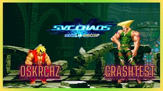 SNK vs Capcom  SVC Chaos  ▶ OskrChZ 🇪🇨 VS CrashTest 🇵🇭  🏆Ranked Match🏆  FT5 [upl. by Rento566]