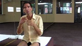 Bikram Yogas Balancing Stick Posture [upl. by Yerdua]