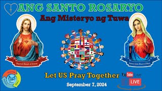 Santo Rosaryo Misteryo ng Tuwa  September 7 2024 [upl. by Mowbray8]