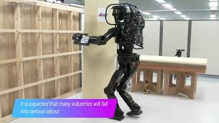 HRP5P Humanoid Construction Robot by AIST [upl. by Niple]