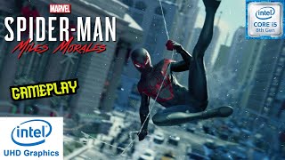 Marvels Spider Man  Miles Morales Gameplay on i58250U Intel UHD Graphics 620 [upl. by Cecil]