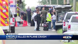 Plane crashes in Indiana field authorities say there are no survivors [upl. by Myrna729]