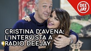 Cristina DAvena ospite a Radio DEEJAY [upl. by Moore]