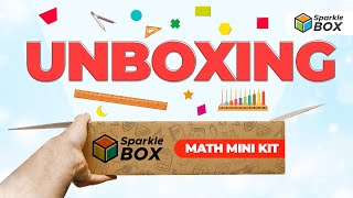 Whats Inside Edupack Mini Math Kit   Unboxing Edupack Mini Math Kit  Sparkle Box [upl. by Morehouse]