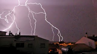 Trovoada Portugal Tempestade Algarve Tormenta Thunderstorm [upl. by Livvy547]