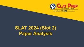 SLAT 2024 Test 2 Paper Analysis  SLAT Paper Analysis  SLAT Exam Analysis [upl. by Jarlen]