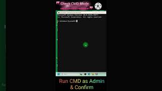 Run CMD as Administrator and Confirm Access  Windows Tips [upl. by Vento]