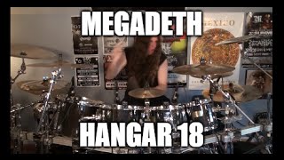 Megadeth  quotHangar 18quot DRUMS [upl. by Elbys]