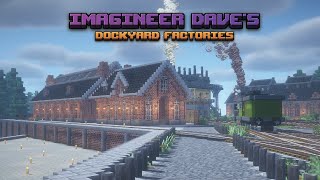 Minecraft create mod  Dockyard factories  timelapse [upl. by Noneek]