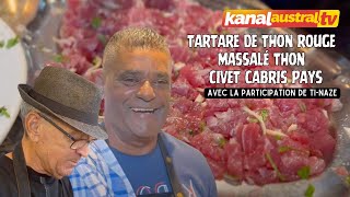 CUISINE  Tartare de Thon rouge  Massalé thon et civet Cabris pays  by KANAL AUSTRALTV [upl. by Netaf108]