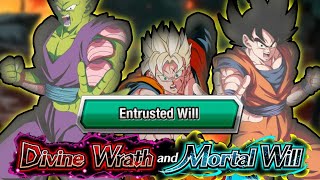 ENTRUSTED WILL VS DIVINE WRATH amp MORTAL WILL STAGE 8 CLEAR DBZ Dokkan Battle [upl. by Mcclure401]