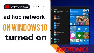 how to create hosted network on windows 10  ad hoc network problem for windows 10 solved [upl. by Llennoj]