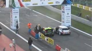 Finale Rally Show 2011  Valentino Rossi vs Sebastien Loeb [upl. by Ayvid]