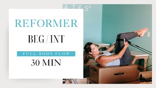 Reformer Workout  Beginner amp Intermediate Everyday Flow [upl. by Iohk]