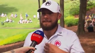 Tyrrell Hatton stuns interviewer with shock Masters admission live on TV [upl. by Leicester134]