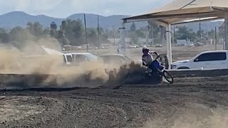 Last laps before the permanent closing of lake Elsinore Mx park  Yamaha YZ85lw [upl. by Price739]