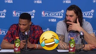 Steven Adams ● Funny Moments mate ● HD [upl. by Aihsik991]