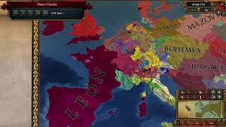 EU4 Voltaires Nightmare Leon to Mega Spain [upl. by Byrom243]