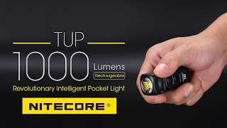 NITECORE TUP pocket flashlight  1000 lumen SHOT Show 2019 [upl. by Wallford]