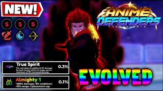 I SPENT 100 HOURS GETTING THIS UNIT HE IS INSANE anime defenders [upl. by Foscalina]