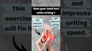 Handwriting speed increase  hand pain relief exercises while writing  writers cramp exercises [upl. by Arbma164]