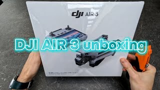 DJI Air 3 unboxing amp Quick comparison to Mavic Mini [upl. by Atekin]