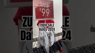 Zudio Sale Dates 2024 zudio sale viral youtubeshorts trending shorts youtube shortsfeed [upl. by Berton]