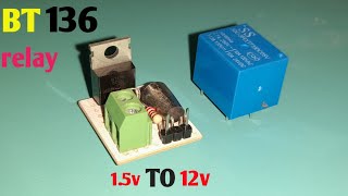 DIY soild state relay  using BT136 Triac Circuit [upl. by Kirbie]