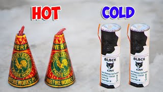 Hot Anar VS Cold Anar  Diwali Patakhe Testing [upl. by Keyes]