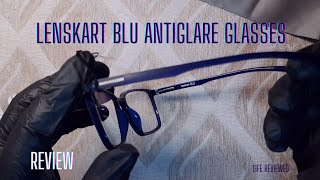 Lenskart Blu  Zero Power Bluecut amp Antiglare Computer Eyeglasses  Full Rim Rectangle  Review [upl. by Vaughan941]