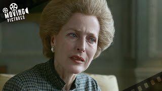 Thatcher Begs The Queen For Help  The Crown Gillian Anderson Olivia Colman [upl. by Yarak]