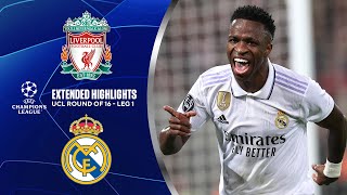 Liverpool vs Real Madrid Extended Highlights  UCL Round of 16  Leg 1  CBS Sports Golazo [upl. by Hallam]